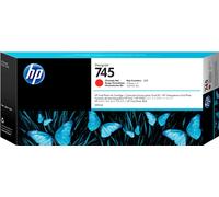 HP Cartouche d'encre DesignJet 745 rouge chromatique, 300 ml
