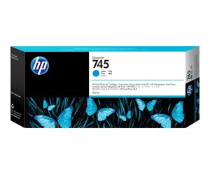 HP 745 original Ink cartridge F9K03A Cyan 300 ml