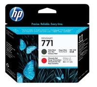HP 771 - Noir mat, rouge chromatique - tête d'impression Noir G