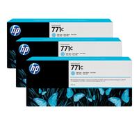 HP 771C original Ink cartridge B6Y36A light cyan standard capacity 3 x 775ml 3-pack