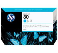 HP 80 cartouche d'encre cyan 350 ml