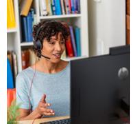 HP 805H3A6 Casque & écouteurs Filaire Serre-tête Bureau/Centre d'appels USB Type-C Noir