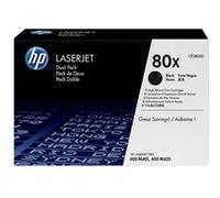 HP Cartouche de toner 80X – Noire haute capacité originale pour LaserJet – Pack de 2