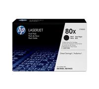 HP Toner noir CF280XD 80X