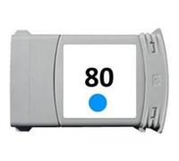 hp 80XL CYAN - Remanufacturée équivalente à HP C4846A G
