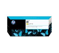 HP 81 - C4933A - Cartouche d'encre / Jaune (680 ml)