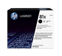 HP 81X toner LaserJet noir authentique grande capacité
