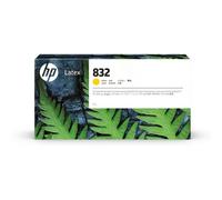 HP 832 - 1 L - jaune - original - Latex - cartouche d'encre - pour Latex 630 W, 630 W Print and Cut Plus Solution, 700, 700 W, 800, 800 W