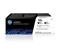 HP 83A Pack de 2 Cartouches de Toners Noir Authentiques (CF283AD)