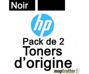 HP - 85A - CE285AD - Pack de 2 toners noirs - produit d'origine HP - 1 600 pages x 2