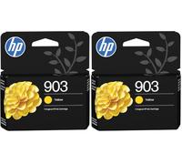 HP 903 Jaune, Cartouche Encre Originale (Lot de 2)
