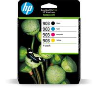 HP 903 Pack de 4 cartouches d'encre Noir/Cyan/Magenta/Jaune authentiques
