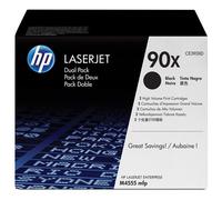 HP 90X pack de 2 toners LaserJet noir grande capacité authentiques