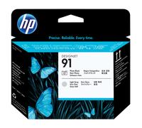 HP 91 DesignJet tête d'impression noire photo et gris clair