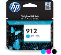 HP 912 - 2.93 ml - cyan - original - cartouche d'encre - pour Officejet 80XX; Officejet Pro 80XX G