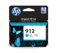 HP Cartouche d'encre 912 (3YL77AE) – 4 ml – Cyan – Authentique