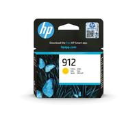 HP 912 Cartouche d'encre Jaune Originale (3YL79AE) – Encre à Pigments, 2.9ml, 315 pages, Standard, Compatibilité HP, 1 pièce