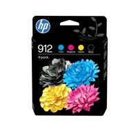 HP 912 Pack de 4 cartouches d'encre Noir/Cyan/Magenta/Jaune authentiques