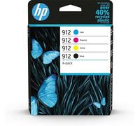 HP 912 Pack de 4 cartouches d'encre Noir/Cyan/Magenta/Jaune authentiques
