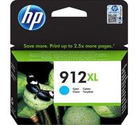 HP 912XL Cartouche d'encre cyan authentique, grande capacité