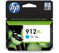 HP 912XL Cartouche d'encre cyan grande capacité authentique (3YL81AE) pour HP OfficeJet 8010 series/ OfficeJet Pro 8020 series