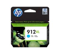 HP 912XL Cartouche d'encre cyan authentique, grande capacité