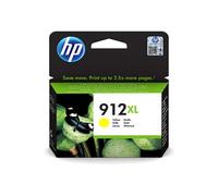 HP 912XL Cartouche d'Encre Jaune grande capacité Authentique (3YL83AE) pour HP OfficeJet Pro 8010 series / 8020 series