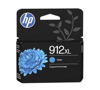 HP 912XL Cyan Grande Capacité, Cartouche Encre Originale