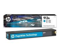 HP 913A - Cyan - original - PageWide - cartouche d'encre - pour PageWide 352, 377, MFP 377; PageWide Pro 452, 477, 552, 577, MFP 477