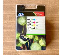 HP 920XL 4-pack High Yield Black/Cyan/Magenta/Yellow Original Ink Cartridges cartouche d'encre 4 pièce(s) Rendement élevé (XL) Noir, Cyan, Magenta, Jaune