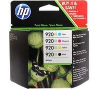 HP 920XL Black Cyan Magenta Yellow Ink Cartridge Bundle Pack