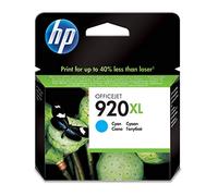 HP 920XL Cartouche d'Encre Cyan grande capacité Authentique (CD972AE)