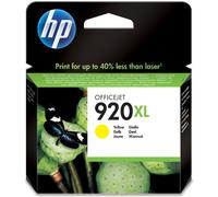 HP 920XL Cartouche d'Encre Jaune Grande Capacité Authentique (CD974AE)