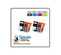 HP 920XL : Lot 8 cartouches compatible pour OfficeJet 6000 6500 Wifi 6500A 7000 OfficeJet Pro 6500 Wifi 7500A E710 - HP920 XL