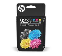 HP 923 CMYK Lot de 4 Cartouches d'encre d'origine