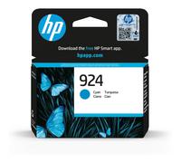 HP 924 Cartouche Encre Authentique Cyan, Rendement standard, 400 pages, 1 pièce(s), Paquet unique 4K0U3NE