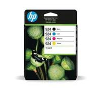 HP 924 Pack de 4 Cartouches d’encre authentiques CMJN