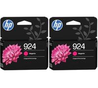 HP 924 Magenta, Cartouche Encre Originale (Lot de 2)