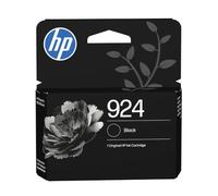 HP 924 Noir, Cartouche Encre Originale | Compatible avec HP OfficeJet Pro 8120, 8130, rendement 500 pages (4K0U6NE)