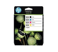 HP Cartouches d'encre 924 – Pack de 4 (noir, cyan, magenta, jaune) Original