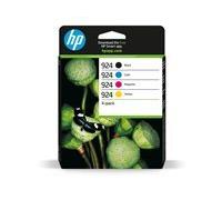 HP 924 - pack de 4 - noir, jaune, cyan, magenta - original - cartouche d'encre