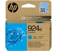 HP 924e Cartouche d'encre authentique Cyan EvoMore