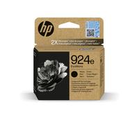 HP 924e Cartouche d'Encre Noire Originale EvoMore Haut Rendement (XL), 1000 pages, 43% Matériaux Recyclés, Compatibilité HP, 4K0V0NE