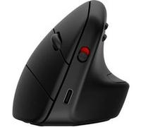 HP 925 - Souris verticale - 6 boutons - sans fil - Bluetooth 5.3, 2.4 GHz - récepteur sans fil USB - noir - emballage durable Noir G