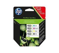 HP 932XL/933XL COMBO PACK DE 4 HAUT RENDITIONNEMENT, JAUNE, CIN, MAGENTAORIGINALOFFICEJETCARTOUCHE D'ENCRE OFFICEJET 6100, 6600 H711A, 6700, 7110, 7510, 7610, 7612