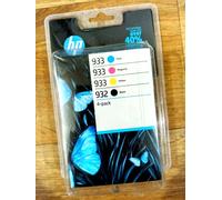 HP 932 Pack de 4 cartouches d'encre noire/ 933 Pack de 4 cartouches d'encre cyan/magenta/jaune authentiques