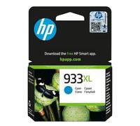 HP 933XL - À rendement élevé - cyan - original - cartouche d'encre - pour Officejet 6100, 6600 H711a, 6700, 7110, 7510, 7610, 7612