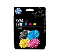 HP Cartouches d'encre 934/935 – Noir, Cyan, Jaune et Magenta – Pack de 4 originales