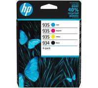 HP 934 Pack de 4 cartouches d'encre noire/ 935 Pack de 4 cartouches d'encre cyan/magenta/jaune authentiques