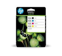 HP 934 Pack de 4 cartouches d'encre noire/ 935 Pack de 4 cartouches d'encre cyan/magenta/jaune authentiques